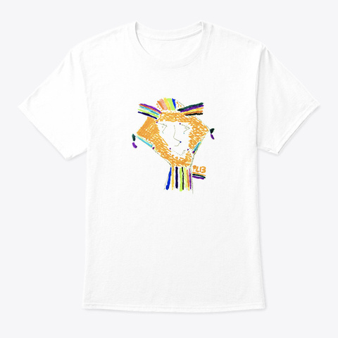 Gold Queen White T-Shirt Front