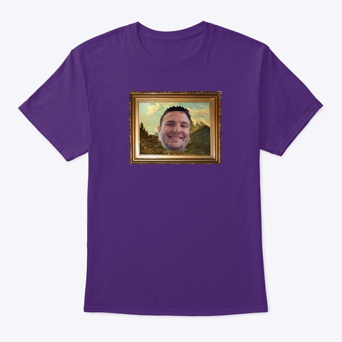 Dj Is Art  Purple T-Shirt Front