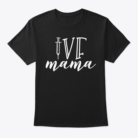 Ivf Transfer Day Mom Infertility Awarene Black T-Shirt Front