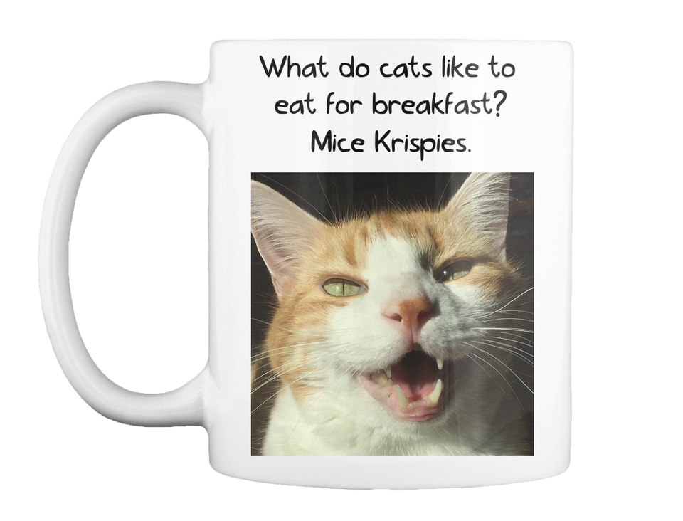 Cat Jokes What Do Cats Like To Eat For Breakfast Mice Krispies Products From Butters The Bean Designs Teespring,Chuck Steak Recipes