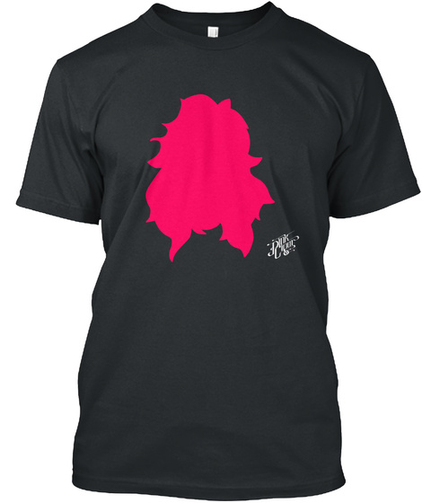 Pink Cigar Skull Black T-Shirt Front