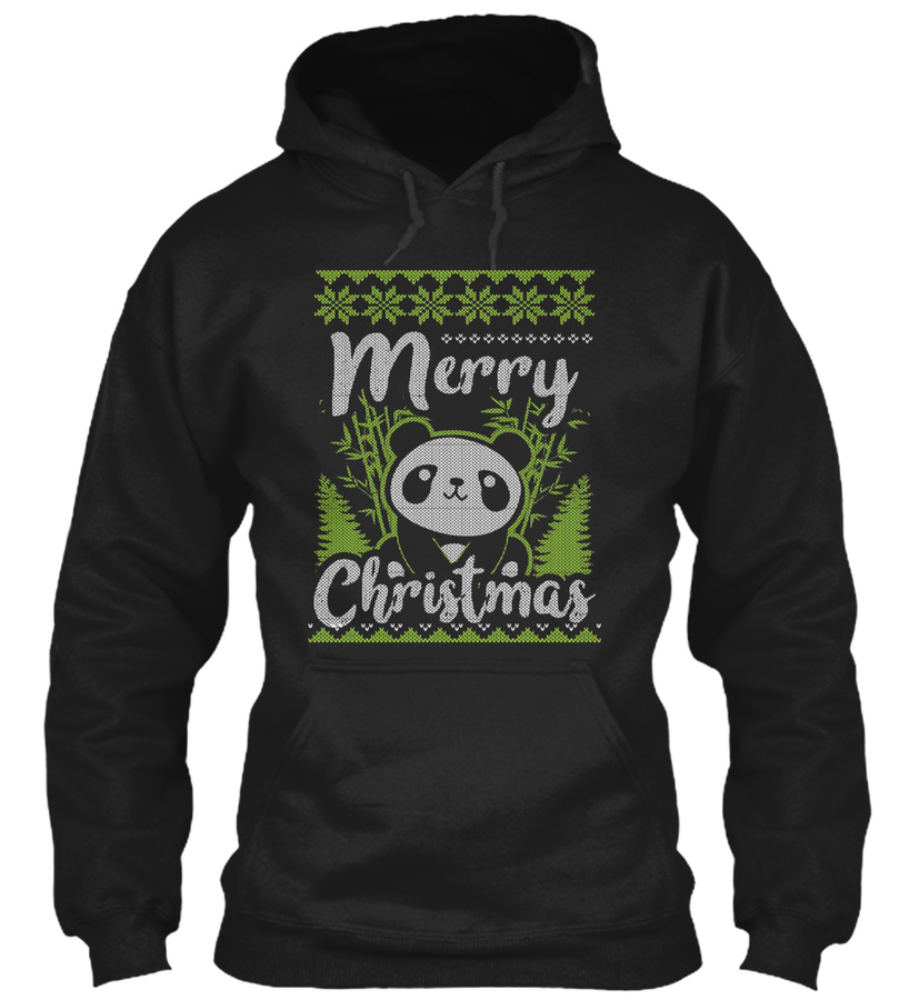 Ugly Panda Christmas Sweater Fun Design Unisex Tshirt