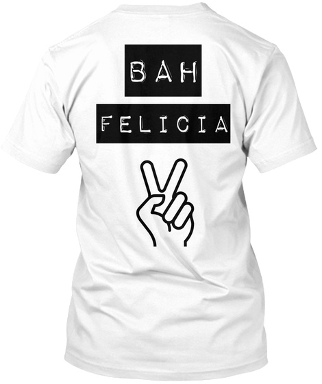 Bah Felicia White T-Shirt Back