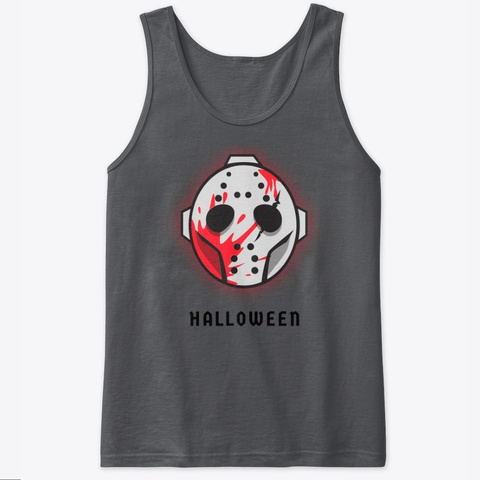 Jasons Halloween Charcoal T-Shirt Front