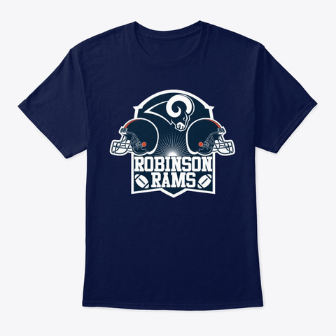 Robinson Rams Navy T-Shirt Front