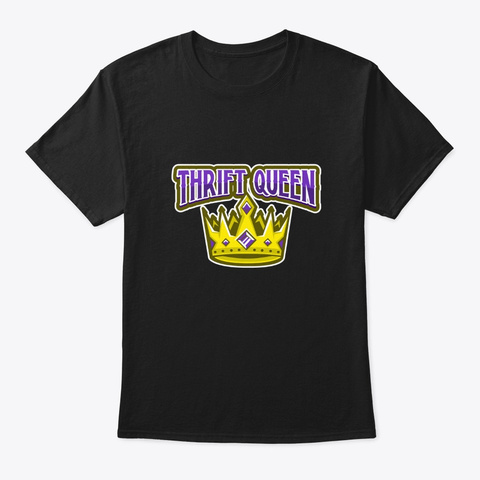 Thrift King Black T-Shirt Front