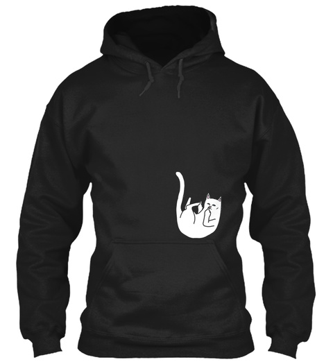 Middle Finger Cat Falling From A Pocket
