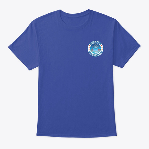 2020 Oc Air Show Official Merchandise Deep Royal T-Shirt Front