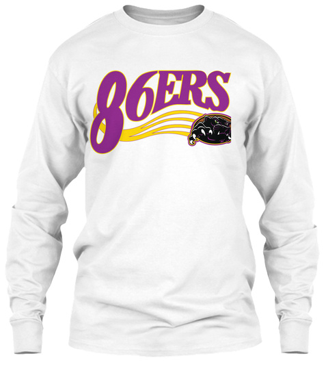86ers White T-Shirt Front