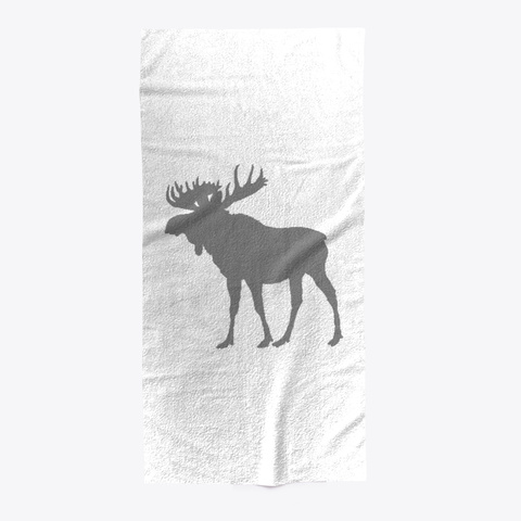 Moose   Grey  Standard T-Shirt Front