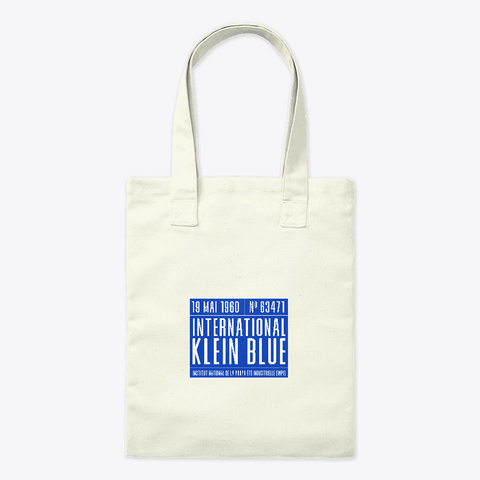 International Klein Blue Natural T-Shirt Front