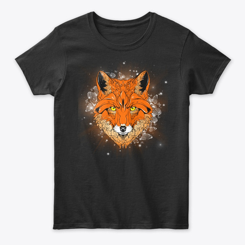  Fox Style Black T-Shirt Front