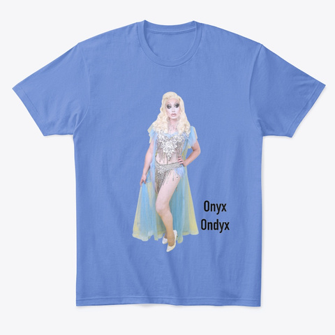 Onyx Drag Top Heathered Royal  T-Shirt Front