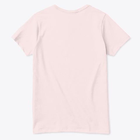 Vintage Girl Who Loves Biology Pale Pink  T-Shirt Back