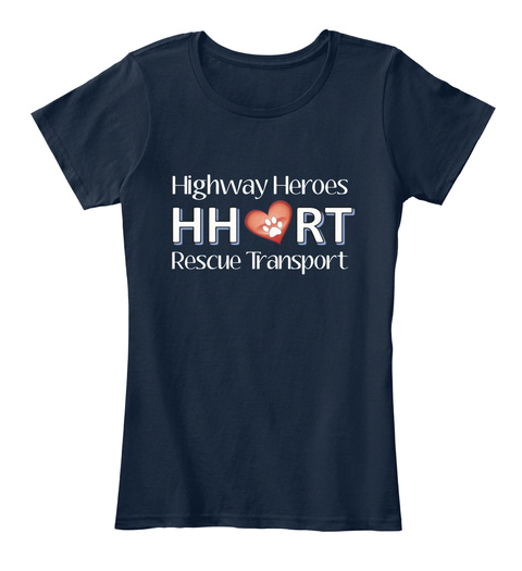 Highway Heroes Hhrt Rescue Transport New Navy T-Shirt Front