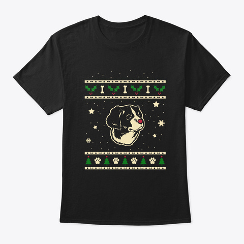 Christmas Drentse Patrijshond Gift Black T-Shirt Front