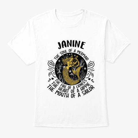 JANINE the soul of a mermaid shirt Unisex Tshirt