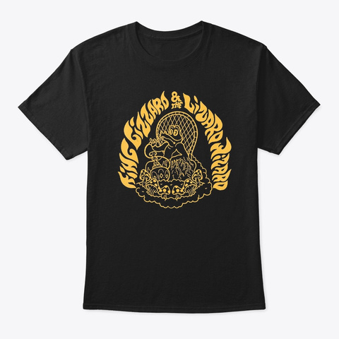 King Gizzard And The Lizard Wizard (1) Black T-Shirt Front