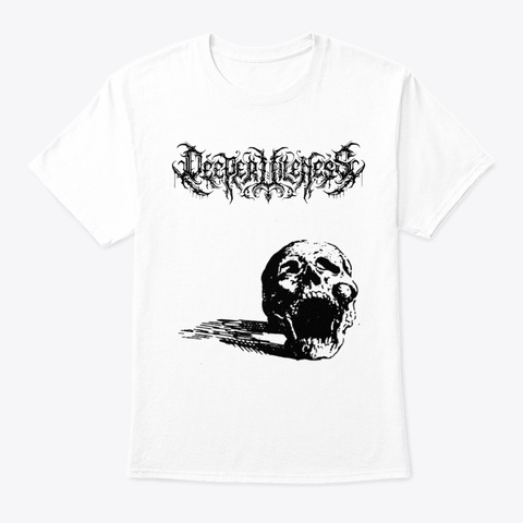Deeper Vileness Skull Shirt White T-Shirt Front