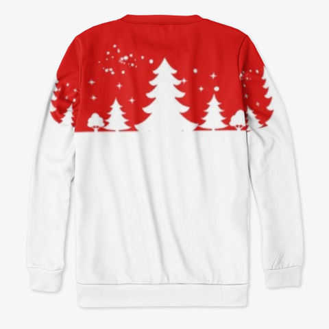 Christmas Snow Trees Standard T-Shirt Back