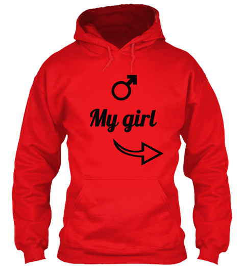 My Girl Fire Red T-Shirt Front