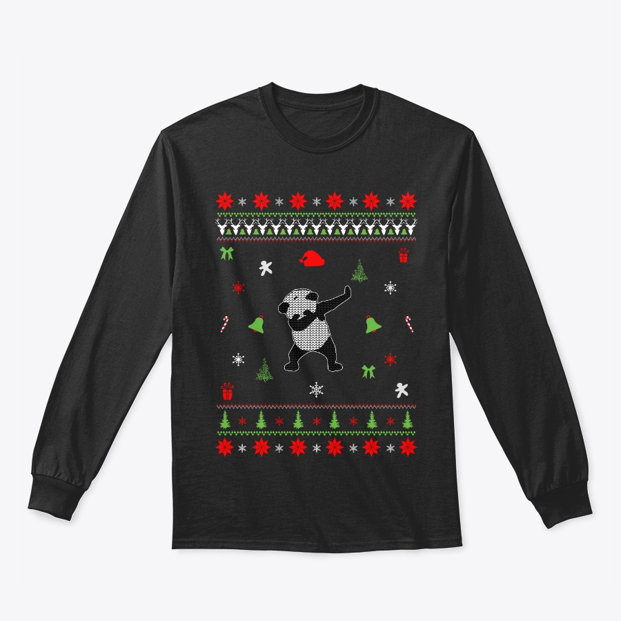 Panda Dabbing Christmas Sweater Unisex Tshirt