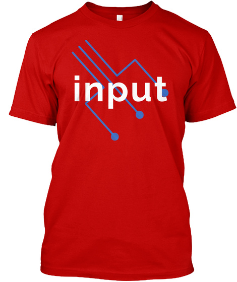 Input Classic Red T-Shirt Front