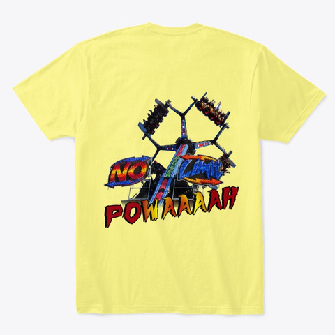 Cobra Roll Powaaah Special Lemon Yellow  T-Shirt Back