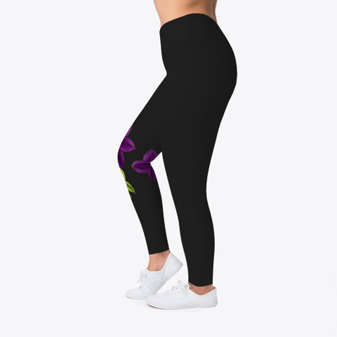 The Violet Collection Workout Wear Black Maglietta Left