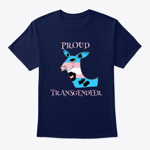 Transgendeer Navy T-Shirt Front