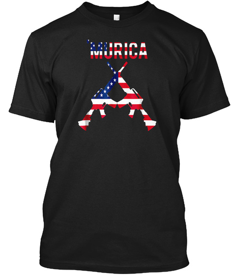 Murica Guns For 4th Of July Patriots T-s