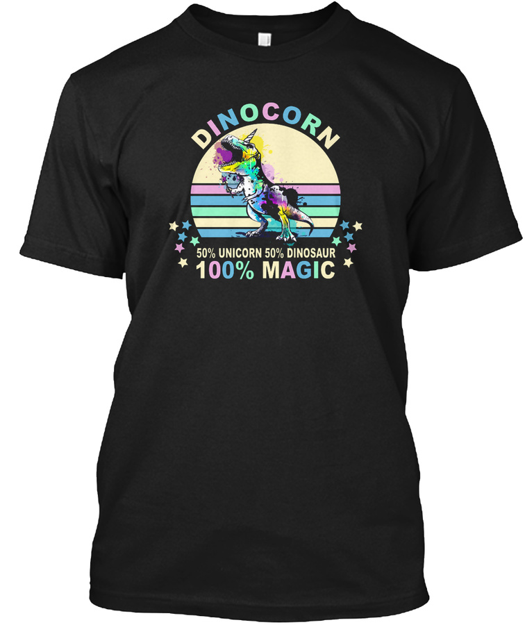 Dinocorn Unicorn Dinosaur magic Unisex Tshirt