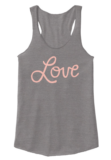 Love Eco Grey T-Shirt Front