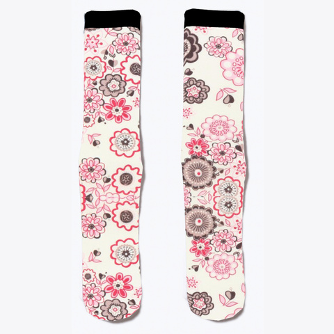 Flowers Lover Socks  Standard Maglietta Front