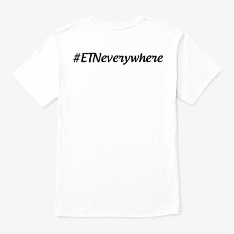 Electroneum (Etn) T Shirt 2020 White T-Shirt Back