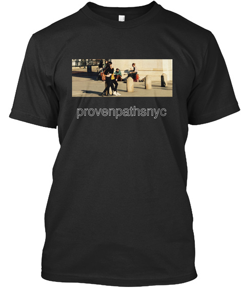 Provenpathsnyc Black T-Shirt Front