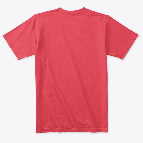 The Boarderliners Merch'  Vintage Red T-Shirt Back