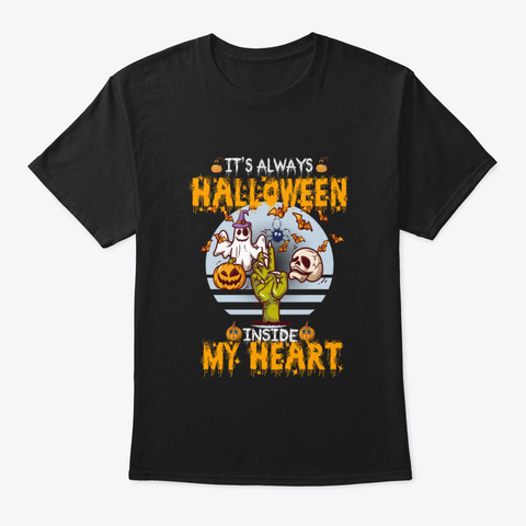 Halloween Swjhu Black T-Shirt Front