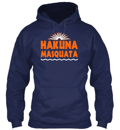 Hakuna Masquata Navy T-Shirt Front