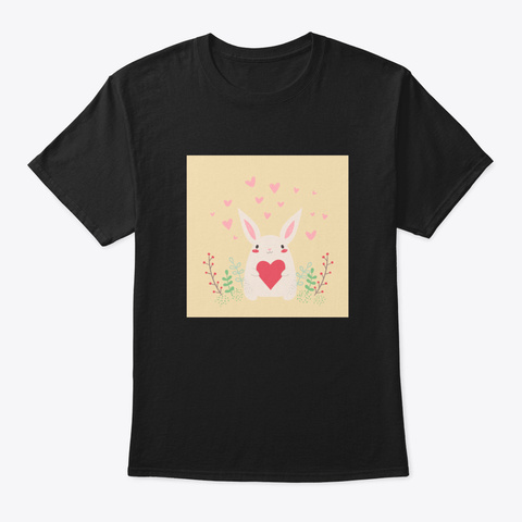Happy Easter W1ppx Black T-Shirt Front
