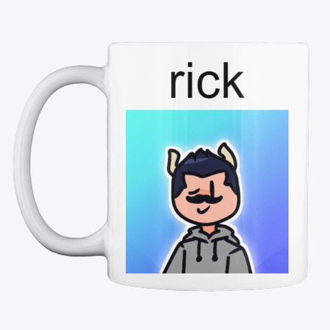 Rick Rock Mug White T-Shirt Front