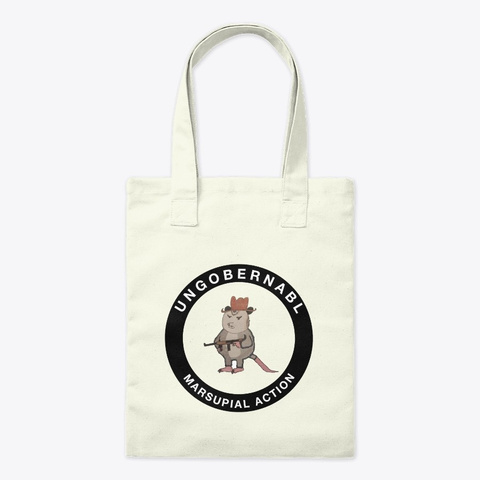 Ungobernabl Tote Natural T-Shirt Front