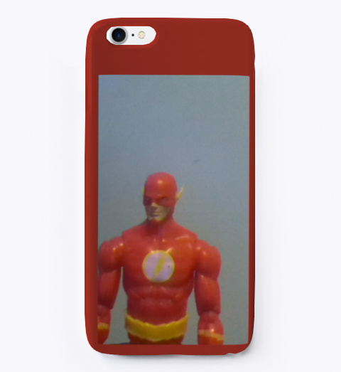 Flash Is The Best Superhero Dark Red T-Shirt Front