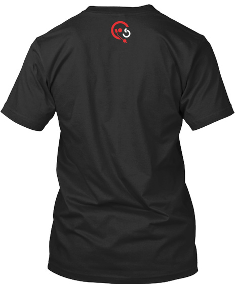 Raw {Animated T Shirt} Black T-Shirt Back