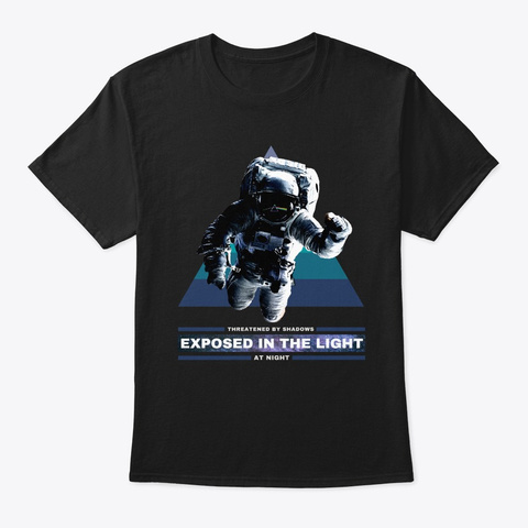 Exposed In The Light (Shine On Me 2) Black T-Shirt Front