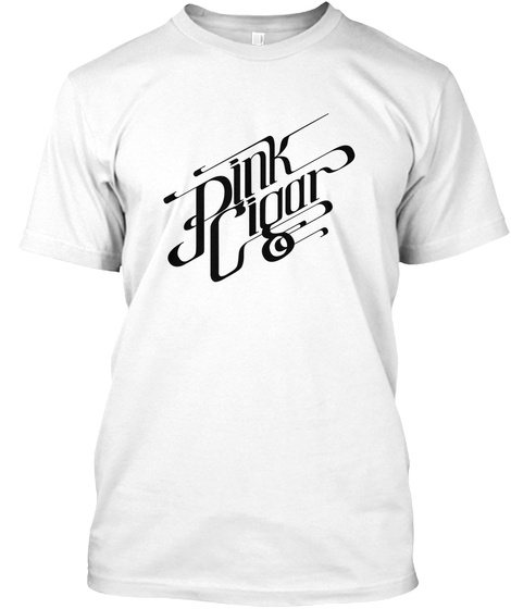 Pink Cigar Official Merchandise White T-Shirt Front