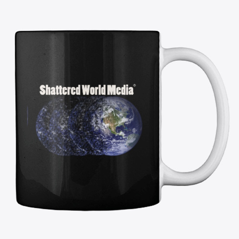 Shattered World Media Black T-Shirt Back