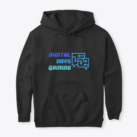 Digital Days Gaming Black T-Shirt Front