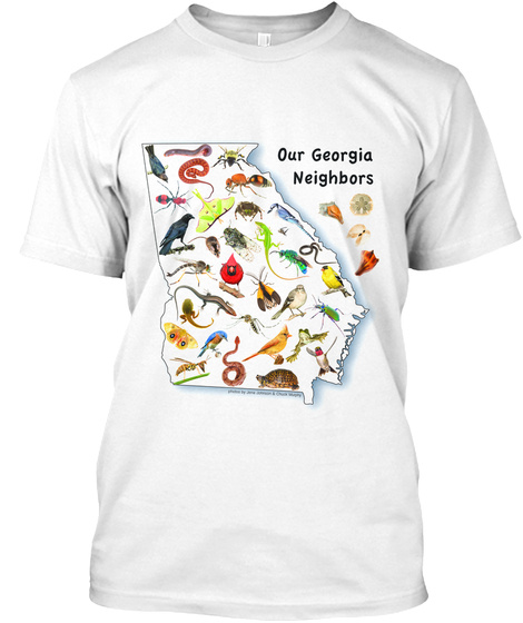 Our Georgia Neighbors White T-Shirt Front