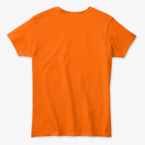 Baby Inside Orange T-Shirt Back